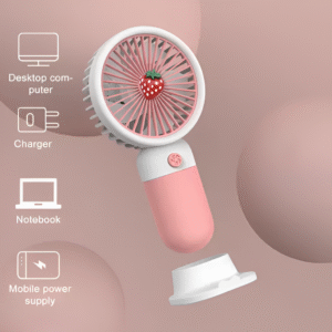 Mini USB Hand Fan - 1200mAh Rechargeable