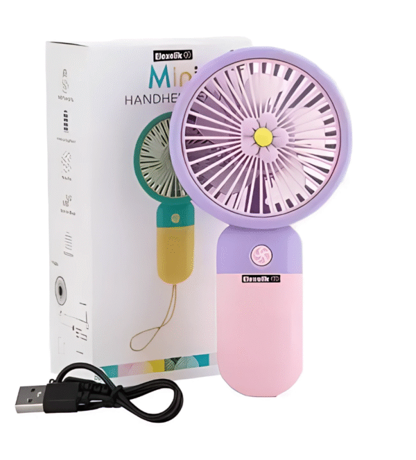 Mini USB Hand Fan - 1200mAh Rechargeable