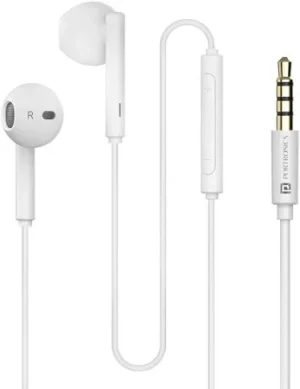 Portronics Wired Earphones 3.5mm With HD Mic